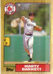 1987 Topps Baseball Cards      039      Marty Barrett